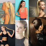 6# Invisible Seamless Bandage-style  Wig Long Straight Hair Wig Ponytail, 6#