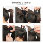 18H613# Invisible Seamless Bandage-style  Wig Long Straight Hair Wig Ponytail, 18H613#