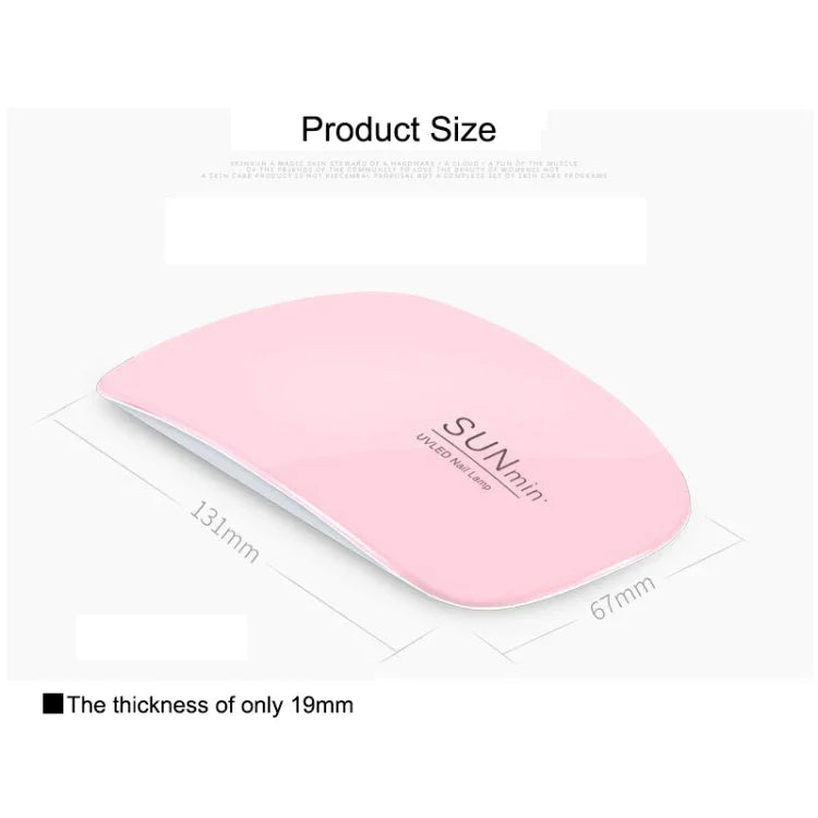 SUN 미니 2 6W UV + LED USB 네일 램프 손톱 젤 경화기