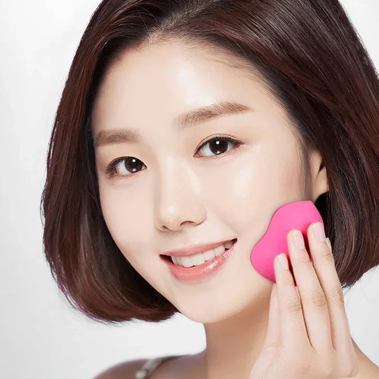 호리병 모양 물방울 스펀지 메이크업 에그 부드러운 화장 퍼프 세트, 1