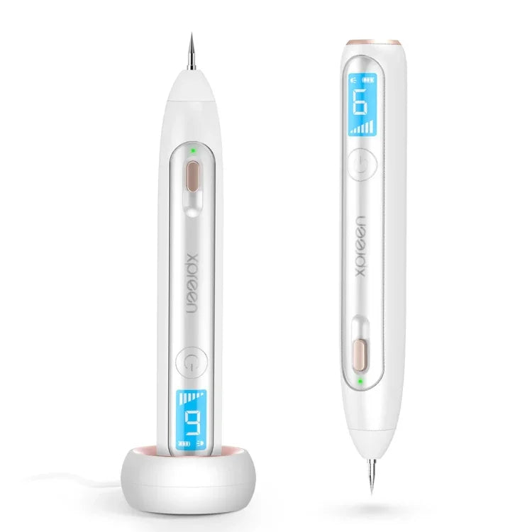 XPREEN XPRE051 전문가용 무선 충전식 점, 주근깨, 다크 스팟, 문신, 사마귀 제거 펜 피부 태그 스팟 지우개 프로 뷰티 스윕 스팟 펜 키트 LED 화면 및 스포트라이트 포함