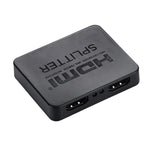 4K HDMI 스플리터 풀 HD 1080p 비디오 HDMI 스위치 스위처 1x2 분배 증폭기 듀얼 디스플레이 HDTV DVD PS3 Xbox용, 4K HDMI (블랙), 4K HDMI (화이트)