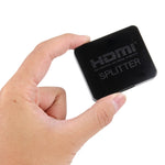 4K HDMI 스플리터 풀 HD 1080p 비디오 HDMI 스위치 스위처 1x2 분배 증폭기 듀얼 디스플레이 HDTV DVD PS3 Xbox용, 4K HDMI (블랙), 4K HDMI (화이트)