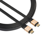 1m HDMI 2.0 (4K) 30AWG 고속 18Gbps 금도금 커넥터 HDMI 수-수 플랫 케이블, 길이: 1m