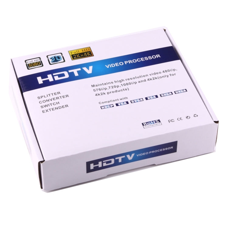 1080P HD HDMI to YPbPr 비디오 및 R/L 오디오 어댑터 컨버터, HDMI to YPbPr+R/L