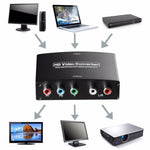 1080P HD HDMI to YPbPr 비디오 및 R/L 오디오 어댑터 컨버터, HDMI to YPbPr+R/L