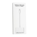 NK-103C 4 in 1 8핀 to HDMI 다기능 휴대폰 변환 어댑터, NK-103C