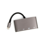 1040KEY 8핀 to USB + 타입-C / USB-C + OTG 다기능 변환 어댑터, 1040KEY