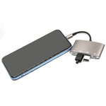 1040KEY 8핀 to USB + 타입-C / USB-C + OTG 다기능 변환 어댑터, 1040KEY