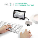 1040KEY 8핀 to USB + 타입-C / USB-C + OTG 다기능 변환 어댑터, 1040KEY