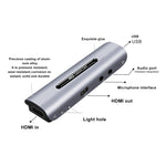 Z35 HDMI 암컷 + 마이크 to HDMI 암컷 + 오디오 + USB HD 비디오 & 오디오 캡처 카드 루프 포함, Z35