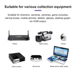 Z35 HDMI 암컷 + 마이크 to HDMI 암컷 + 오디오 + USB HD 비디오 & 오디오 캡처 카드 루프 포함, Z35