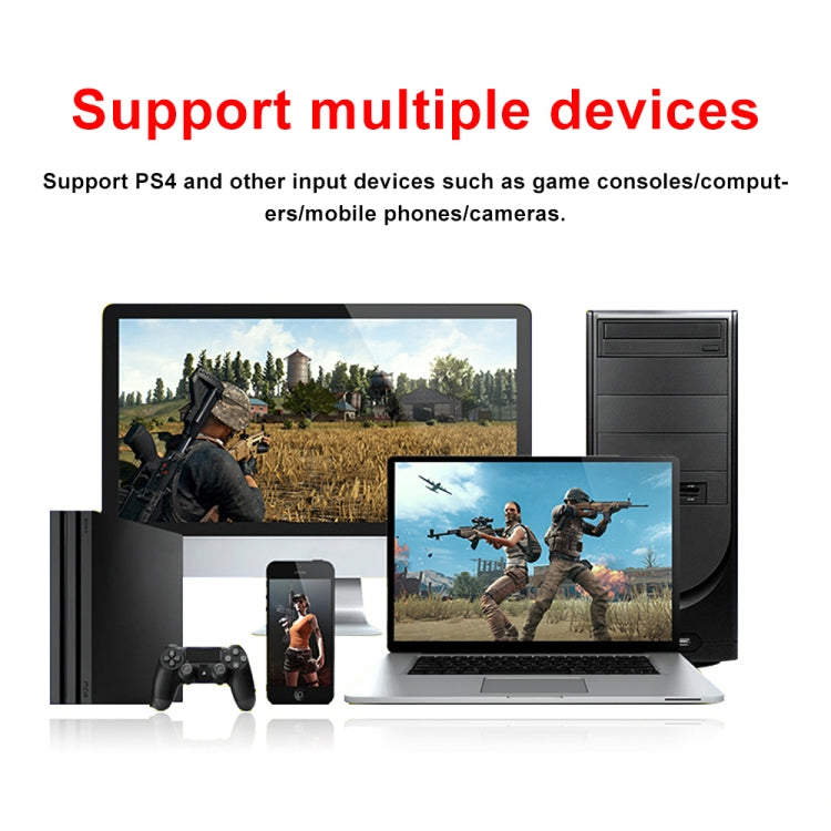 Z35 HDMI 암컷 + 마이크 to HDMI 암컷 + 오디오 + USB HD 비디오 & 오디오 캡처 카드 루프 포함, Z35