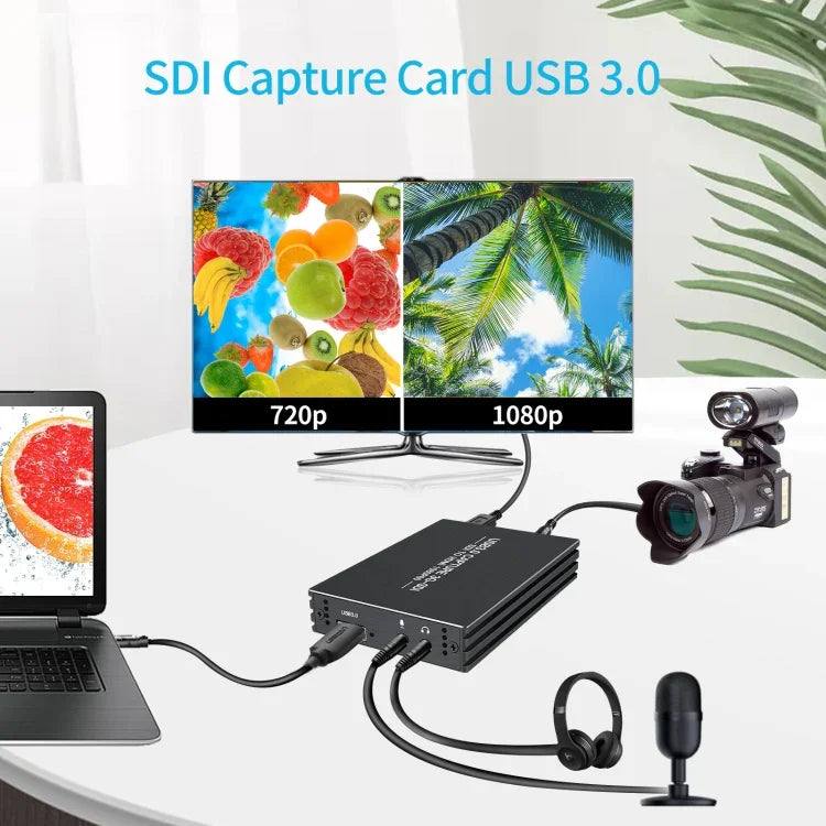 NK-M006 1080P 풀 HD HDMI to SDI + USB 3.0 출력 컨버터, SDI + USB 3.0