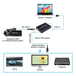 NK-M006 1080P 풀 HD HDMI to SDI + USB 3.0 출력 컨버터, SDI + USB 3.0