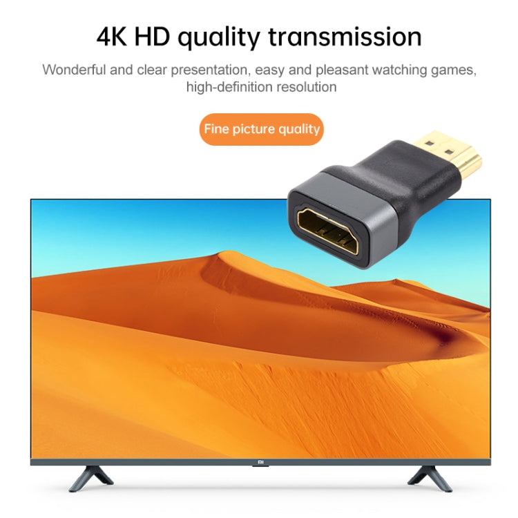 금도금 헤드 HDMI 암-수 어댑터, HDMI 암-수
