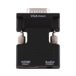 프로젝터, 모니터, TV용 오디오 출력 HDMI 암-VGA 수 변환기 어댑터, HDMI에서 VGA+오디오