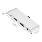 HW-TC29 4-in-1 타입-C / USB-C 다기능 확장 허브 어댑터 아이패드 프로 허브