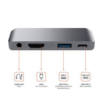 HW-TC29 4-in-1 타입-C / USB-C 다기능 확장 허브 어댑터 아이패드 프로 허브