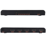 4대1 4K/60Hz HDMI 2.0 스위치 리모컨 포함, 유럽 플러그, 4대1
