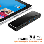 ROCKETEK SK-S5H 3 x USB 3.0 + HDMI + SD / TF 메모리 카드 리더 허브 4K HDMI 어댑터, SK-S5H