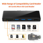 ROCKETEK SK-S5H 3 x USB 3.0 + HDMI + SD / TF 메모리 카드 리더 허브 4K HDMI 어댑터, SK-S5H