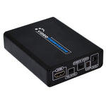 HDMI to 컴포지트 / AV S-비디오 컨버터 RCA CVBS/L/R 비디오 컨버터 어댑터, EU 플러그, HDMI to AV + S-비디오