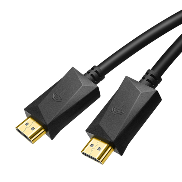 ROCKETEK HDMI01Y-2 HDMI 2.0 4K 30Hz 3D HD 금도금 커넥터 HDMI 케이블 모든 HDMI 기기용, 길이: 2m