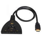 3 in 1 HDMI 입력 4K x 2K HDTV 피그테일 스위치 어댑터 HDMI 스플리터, 1 in 3