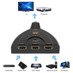 3 in 1 HDMI 입력 4K x 2K HDTV 피그테일 스위치 어댑터 HDMI 스플리터, 1 in 3