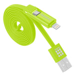 HAWEEL 1m 2 in 1 마이크로 USB & 8핀 to USB 데이터 동기화 충전 케이블, 두 커넥터가 있는 2 in 1 케이블