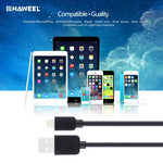 HAWEEL 1m 고속 35코어 8핀 to USB 동기화 충전 케이블 아이폰, 아이패드용, 8핀 1m, 8핀 케이블 1m