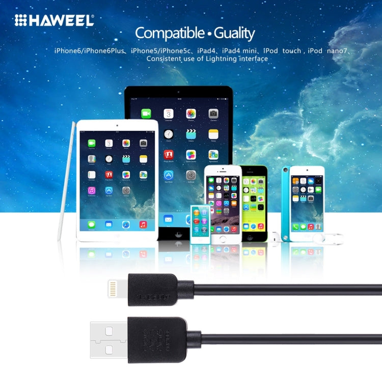 HAWEEL 1m 고속 35코어 8핀 to USB 동기화 충전 케이블 아이폰, 아이패드용, 8핀 1m, 8핀 케이블 1m