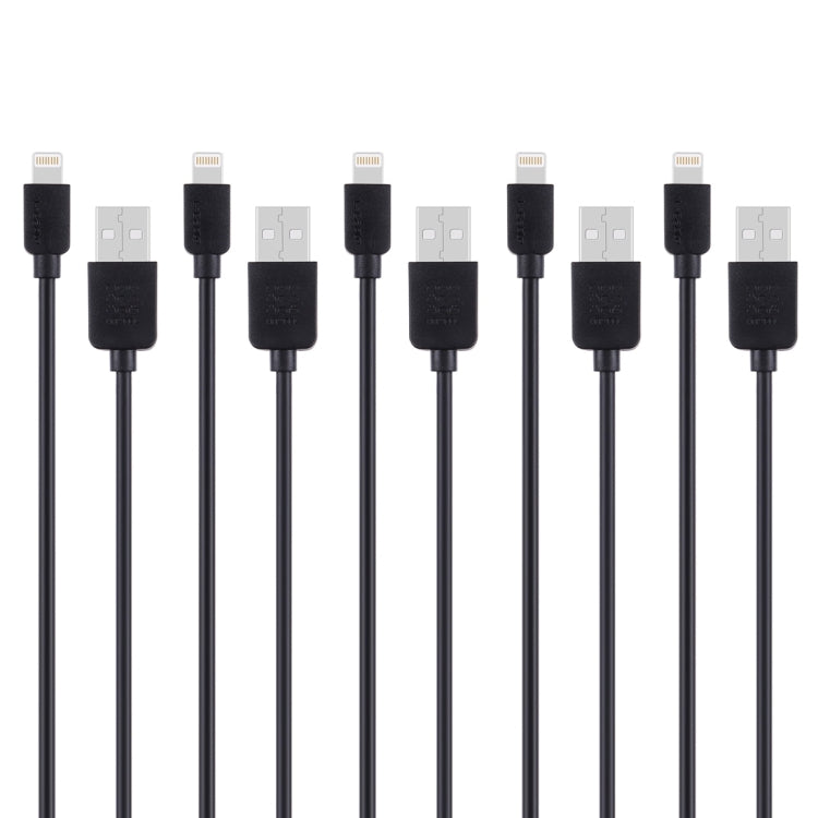 5개 세트 HAWEEL 1m 고속 8핀 to USB 동기화 및 충전 케이블 키트 아이폰, 아이패드용, 5개