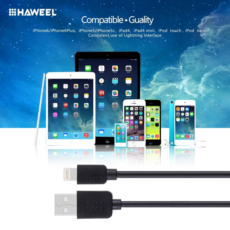 5개 세트 HAWEEL 1m 고속 8핀 to USB 동기화 및 충전 케이블 키트 아이폰, 아이패드용, 5개