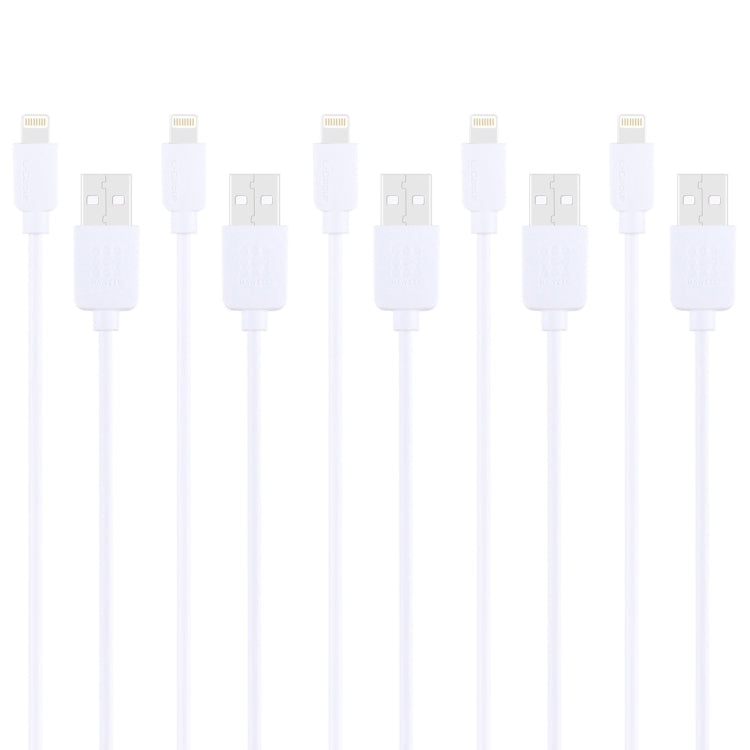 5개 HAWEEL 1m 고속 8핀 to USB 동기화 및 충전 케이블 키트 아이폰, 아이패드용