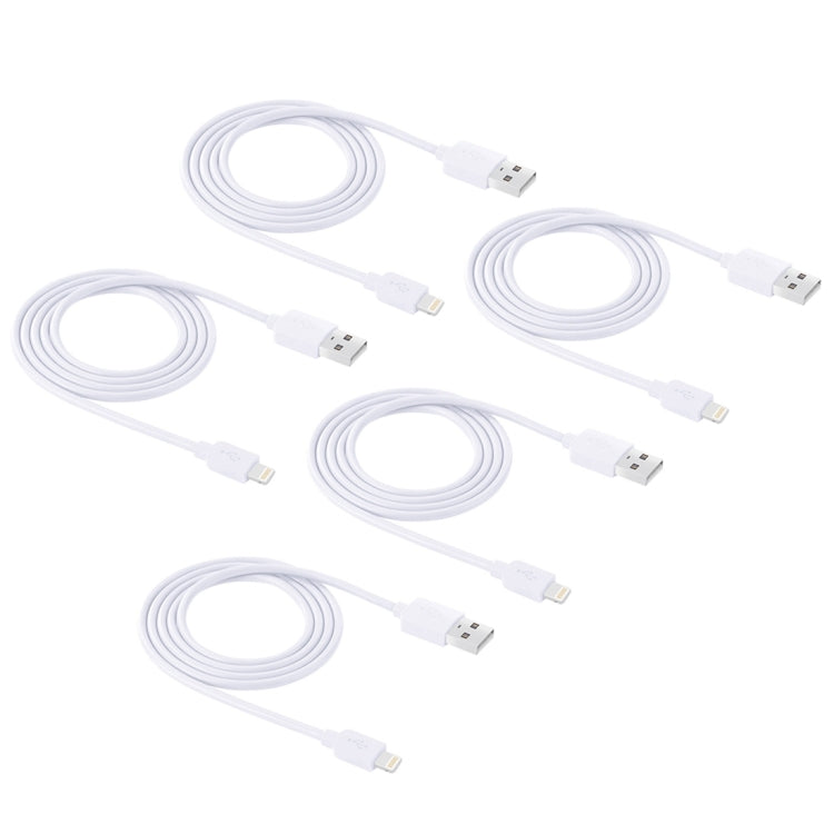 5개 HAWEEL 1m 고속 8핀 to USB 동기화 및 충전 케이블 키트 아이폰, 아이패드용