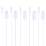 5개 HAWEEL 1m 고속 8핀 to USB 동기화 및 충전 케이블 키트 아이폰, 아이패드용