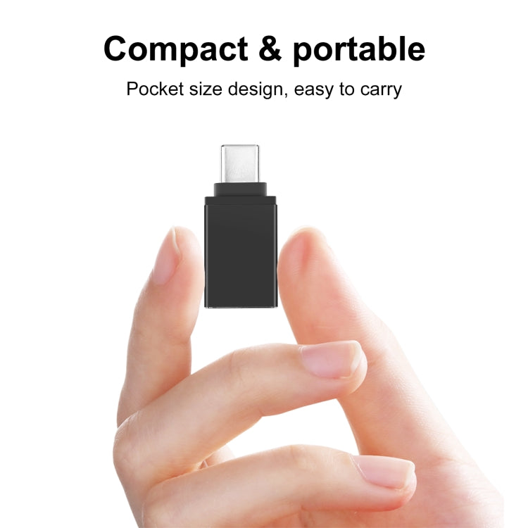HAWEEL USB-C / Type-C 수컷 to USB 3.0 암컷 OTG 데이터 전송 어댑터