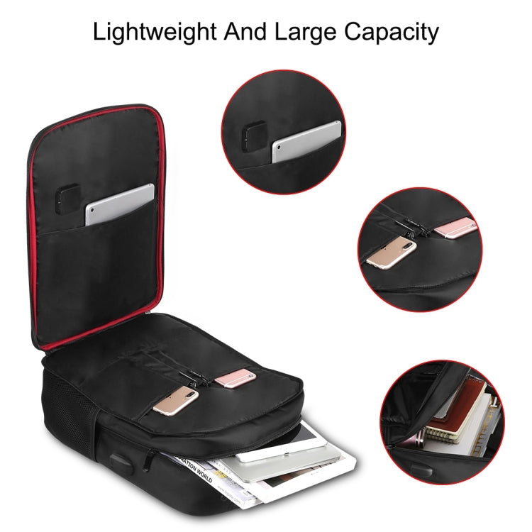 HAWEEL 14W 태양광 패널 파워 백팩 노트북 가방, 손잡이 및 5V / 2.1A 최대 USB 충전 포트 포함, 14W 백팩