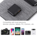 HAWEEL 21W 초박형 3단 접이식 5V / 3A 태양광 패널 충전기, 듀얼 USB 포트 지원, QC3.0 및 AFC 지원, 초박형 21W