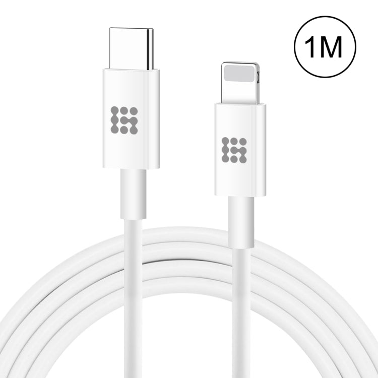 HAWEEL 25W 3A USB-C / 타입-C to 8핀 PD 고속 충전 케이블 아이폰, 아이패드용, 케이블 길이: 1m, 타입-C to 8핀 1m