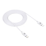 HAWEEL 25W 3A USB-C / 타입-C to 8핀 PD 고속 충전 케이블 아이폰, 아이패드용, 케이블 길이: 2m, 타입-C to 8핀 2m