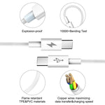 HAWEEL 25W 3A 타입-C / USB-C to 타입-C / USB-C PD 고속 충전 데이터 케이블, 길이: 2m, 타입-C to 타입-C 2m