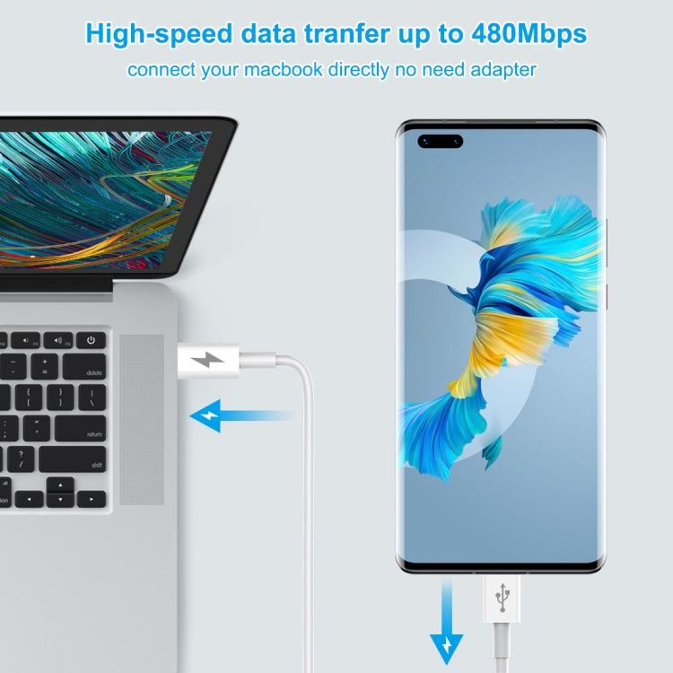 HAWEEL 25W 3A 타입-C / USB-C to 타입-C / USB-C PD 고속 충전 데이터 케이블, 길이: 2m, 타입-C to 타입-C 2m