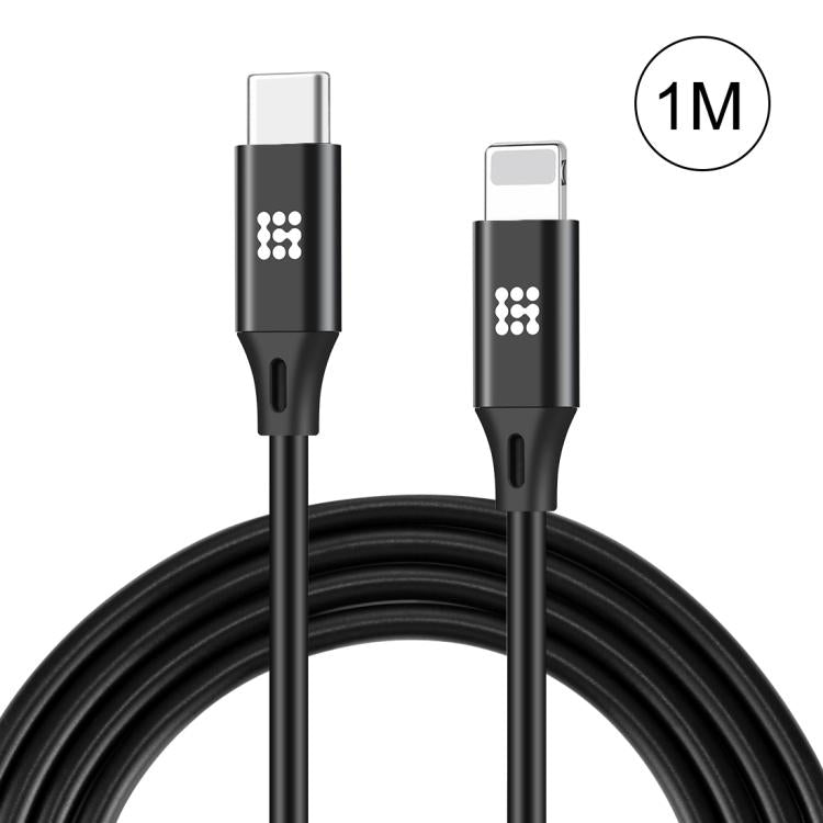 HAWEEL 1m USB-C / 타입-C to 8핀 OTG 동기화 데이터 / 충전 케이블