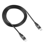 HAWEEL 1m USB-C / 타입-C to 8핀 OTG 동기화 데이터 / 충전 케이블