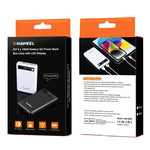 HAWEEL DIY 6 x 18650 Battery 24W Fast Charge Power Bank Box Case with Display, Not Include Battery, 6 x 18650 Battery