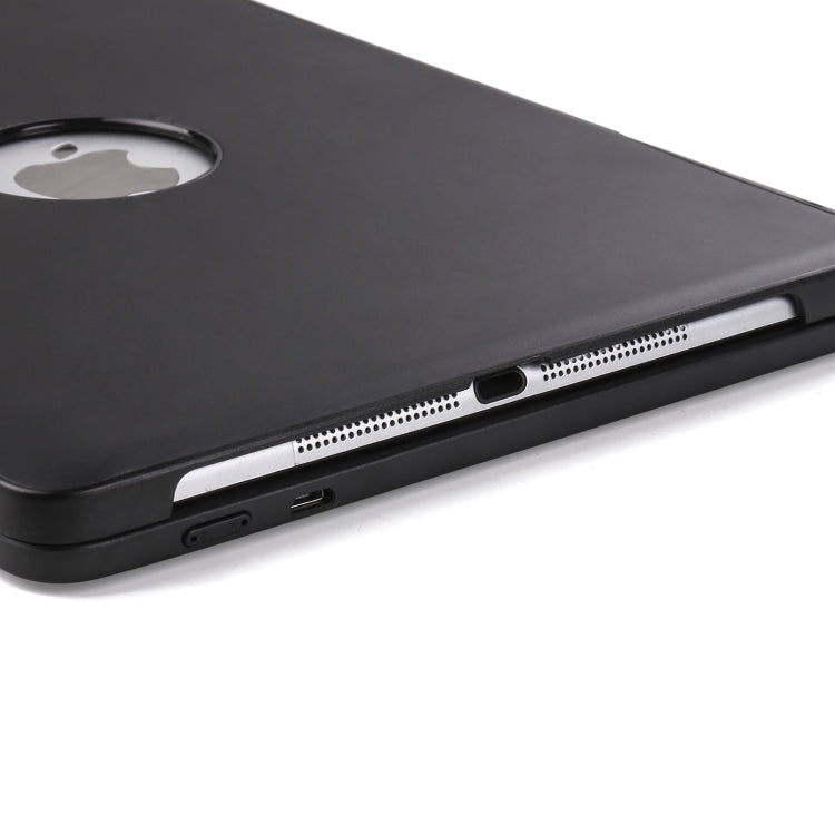 F611 분리형 컬러 백라이트 알루미늄 백플레인 무선 블루투스 키보드 태블릿 케이스 iPad Air 2 / 9.7 (2018) / 9.7인치 (2017) / Air / Pro 9.7인치용