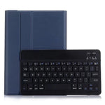 분리형 블루투스 키보드 + 가로 플립 가죽 태블릿 케이스 홀더 포함 iPad Pro 9.7인치, iPad Air, iPad Air 2, iPad 9.7인치 (2017), iPad 9.7인치 (2018)용, A07 블랙, A07 골드, A07 블루, A07 로즈 골드
